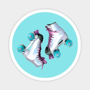 Retro Roller Skates Magnet